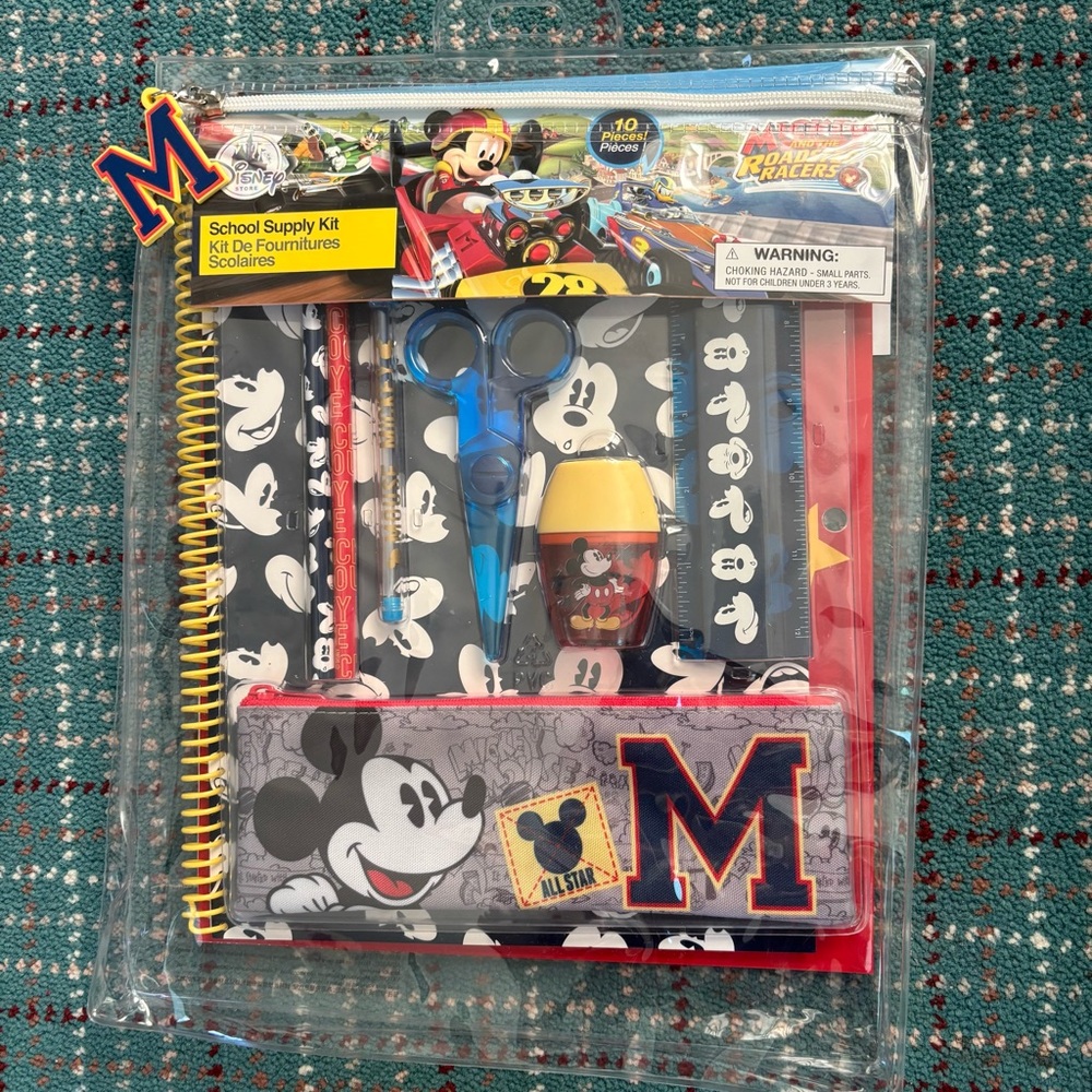 Disney Mickey Mouse School Supply Kit - Red, Blue, Yellow - Picture 6 of 6
